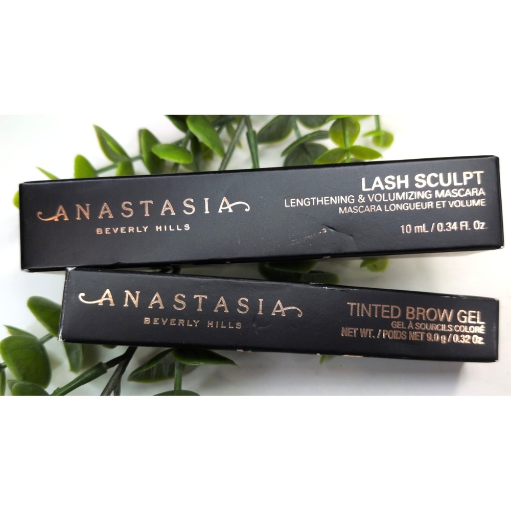 NIB LOT 2🥰Anastasia Beverly Hills Tinted Brow Gel Blonde &‎ Lash Sculpt Mascara